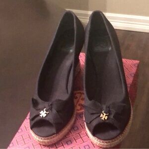 Tory Burch Black Wedges | Size: 8 | Tory Burch